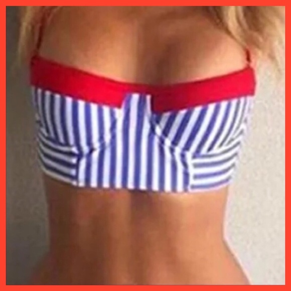 💙Top Only💙Red, White & Blue Bikini-New💙 - Picture 2 of 5